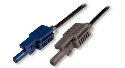 Fiber Optics IF 1L1L-0-1 VL/VL General Purpose patchcord with latching connectors .1 m