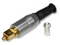 Fiber Optics 51 0225 FO-5 - Digital Audio High-performance Metal Connector