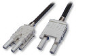 Fiber Optics IF 1L2L-0-2 VL/VL General Purpose Duplex Straight Through patchcords w duplex connectors -  0.20 m