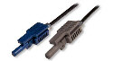 Fiber Optics IF 1L1D-1-6 VL/VL Commercial Grade patchcord with latching connectors 1.6 m