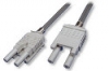 Fiber Optics IF 1L2M-0-1 VL/VL Medical Grade Duplex Straight Through patchcords w duplex connectors 0.10 m