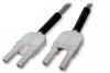 Fiber Optics IF 1N2Q-0-1 VL/VL Heavy Duty Duplex Patchcord 0.10 m